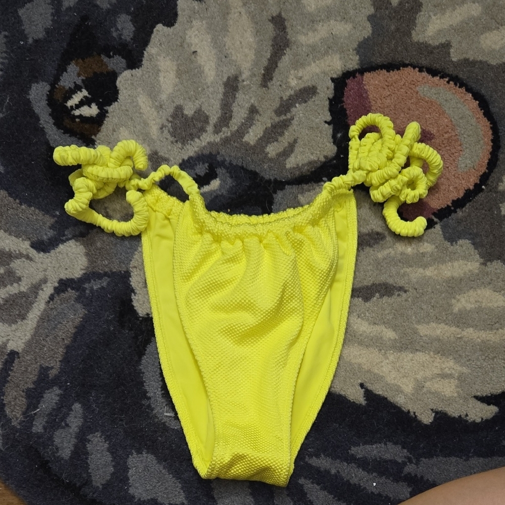 Bright Yellow Bikini Bottom